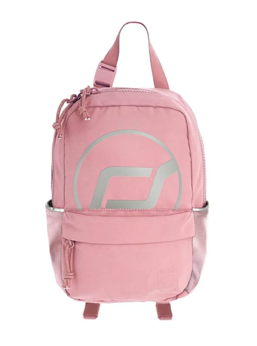 Ryggsäck med reflexer, 9 liter - Rose