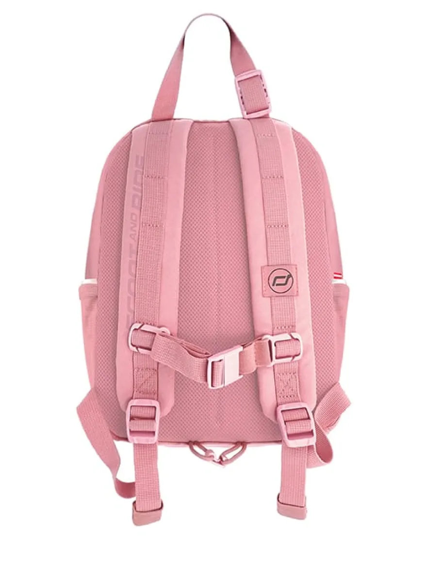 Ryggsäck med reflexer, 9 liter - Rose