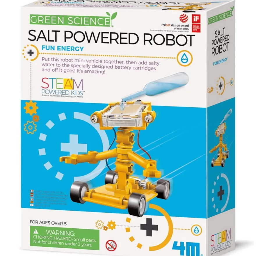 Saltdriven robot