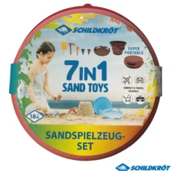 Sandlek – Hinkpaket med 7 delar – Röd