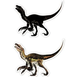 Scratch – klistermärken – dinosaurier, 4 st.