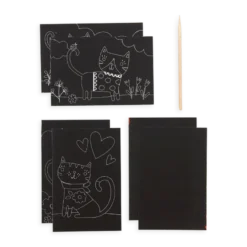 Scratch & Scribble, mini - Söta katter