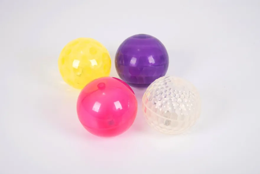 Sensoriska bollar med LED-ljus, 4 st.