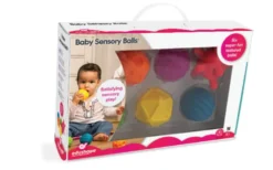 Sensoriska bollar mini - 6 st.