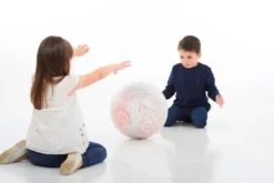 Sensorisk boll med konfetti - stor 40 cm. diameter
