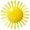 Sensorisk borste Pluï - Sol