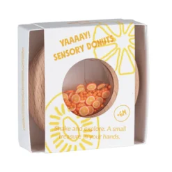 Sensorisk donut Ø7 cm - Apelsiner