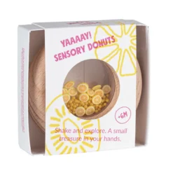 Sensorisk donut Ø7 cm - Citroner