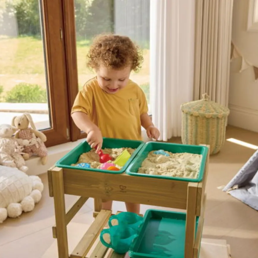 Sensoriskt bord för sand och vatten