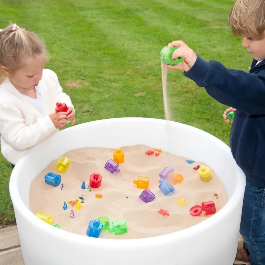 Sensoriskt bord för sand & vatten - H: 50,5 cm