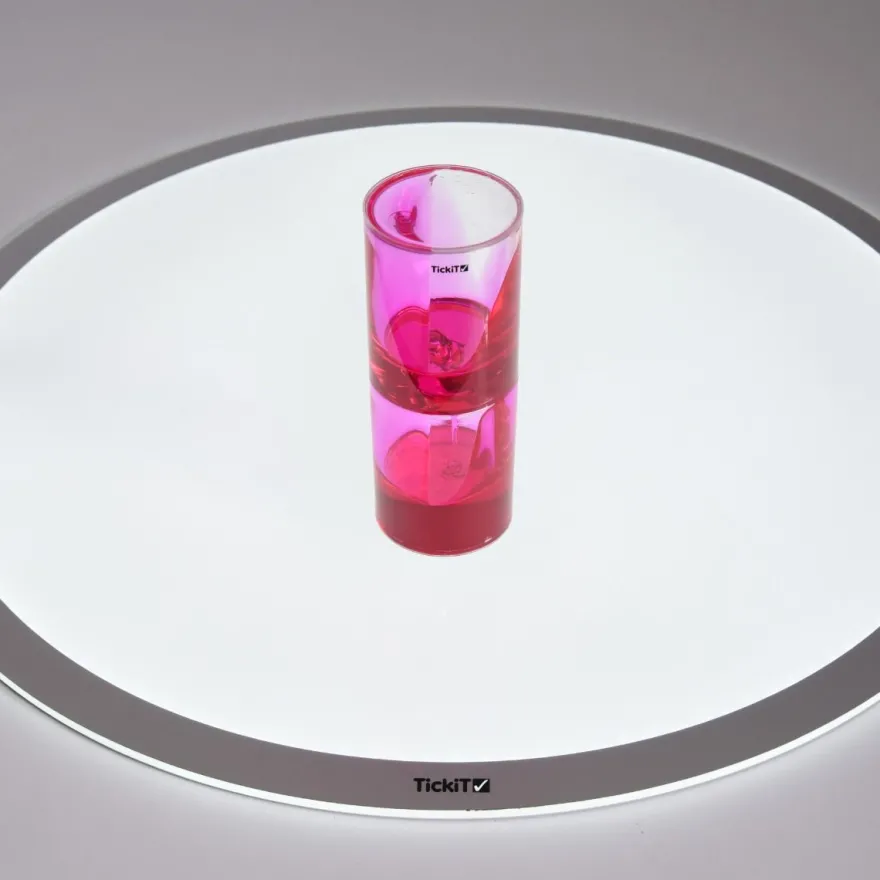 Sensoriskt rör MEGA - Rosa, 1 st.