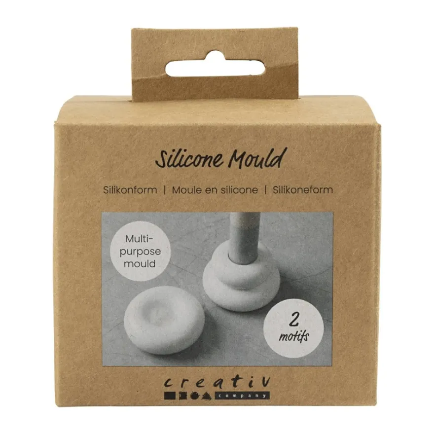 Silikonform - Donutformade ljusstakar, 2 st.
