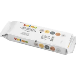 Självhärdande lera - Ljusgrå, 1 kg