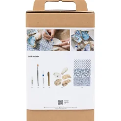 Skapa decoupage på ostronskal, 5 st.