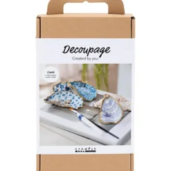 Skapa decoupage på ostronskal, 5 st.