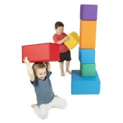 Skumklossar - Byggpaket, 7 delar