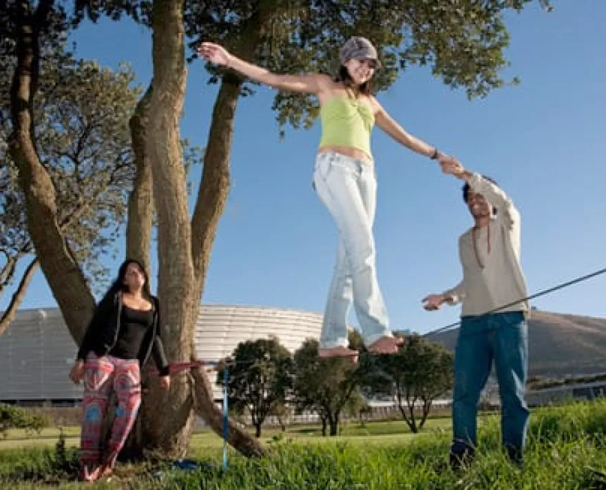 Slackline Balansset - Avancerad/Aktiv
