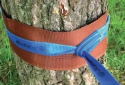 Slackline tillbehör - trädskydd, brun
