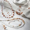 Smyckesstartpaket - Kristaller, beige/brun/svart