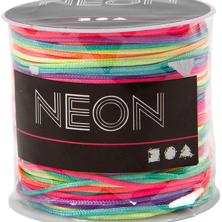 Snöre i Nylon - Neon, 28 m
