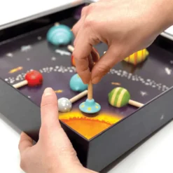 Snurrspel med planeter, 9 st.