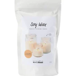 Sojavax till ljus i behållare - Creme, 250 g