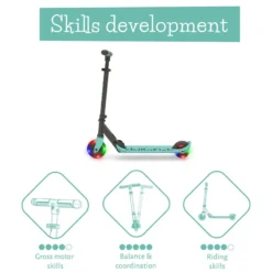 Sparkcykel Flexxi GLOW - Mint