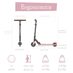 Sparkcykel Flexxi – Rosa