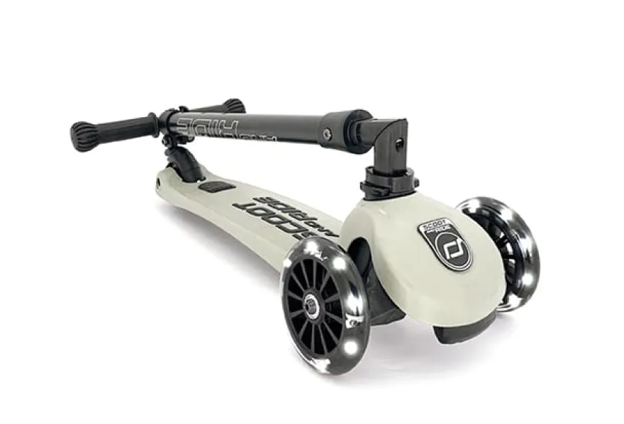 Sparkcykel - Highwaykick 3 med LED, Ash