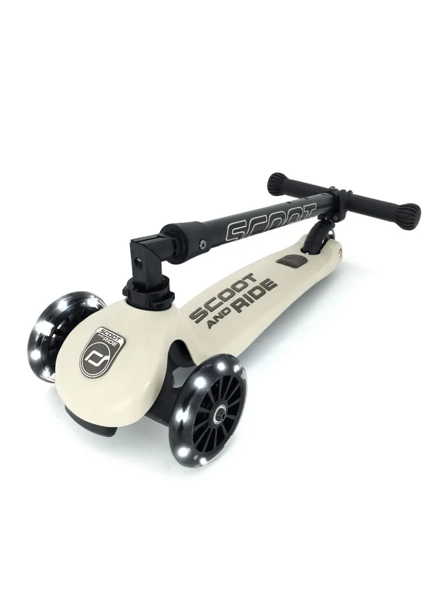 Sparkcykel - Highwaykick 3 med LED, Ash