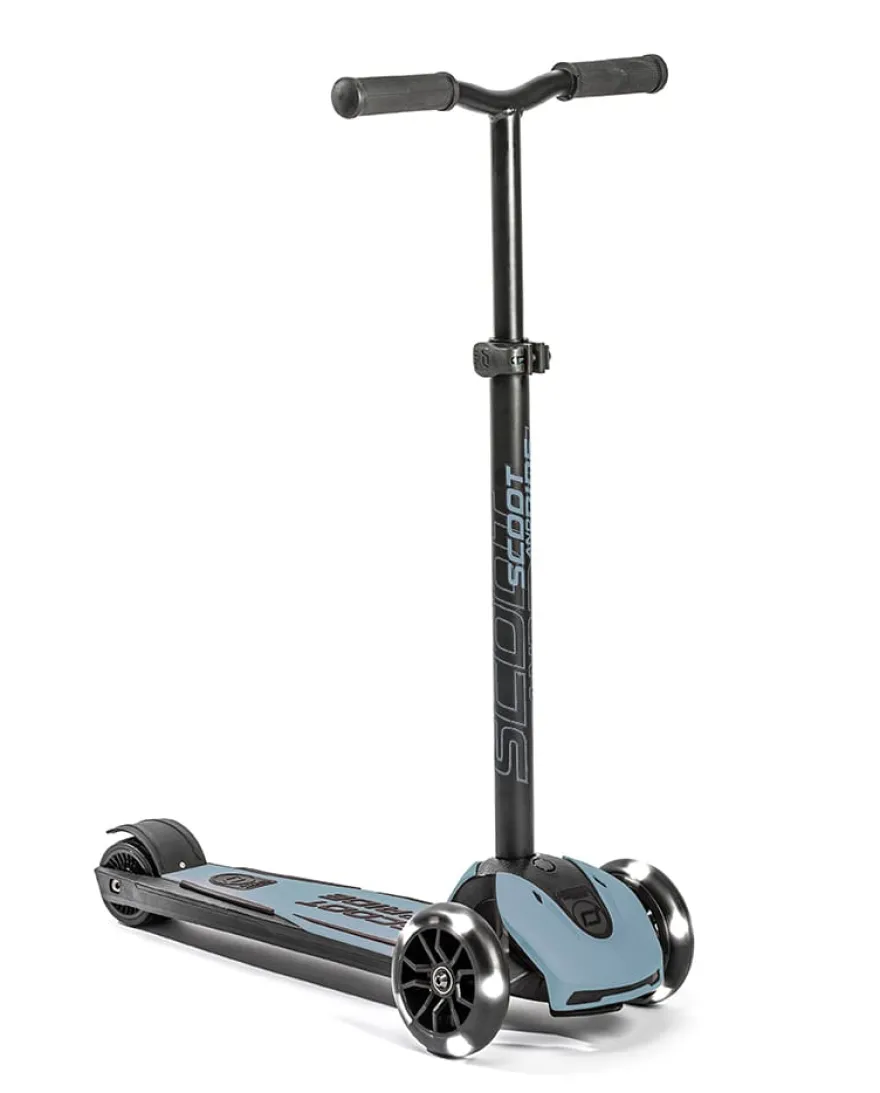Sparkcykel - Highwaykick 5 med LED, Steel