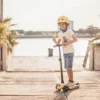Sparkcykel - Highwaykick 3 med LED, Lemon