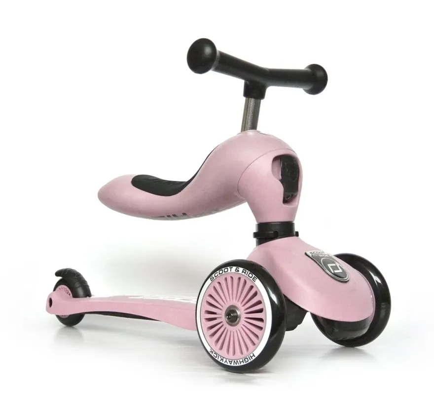 Sparkcykel/Springcykel - Highwaykick 1, Rosa