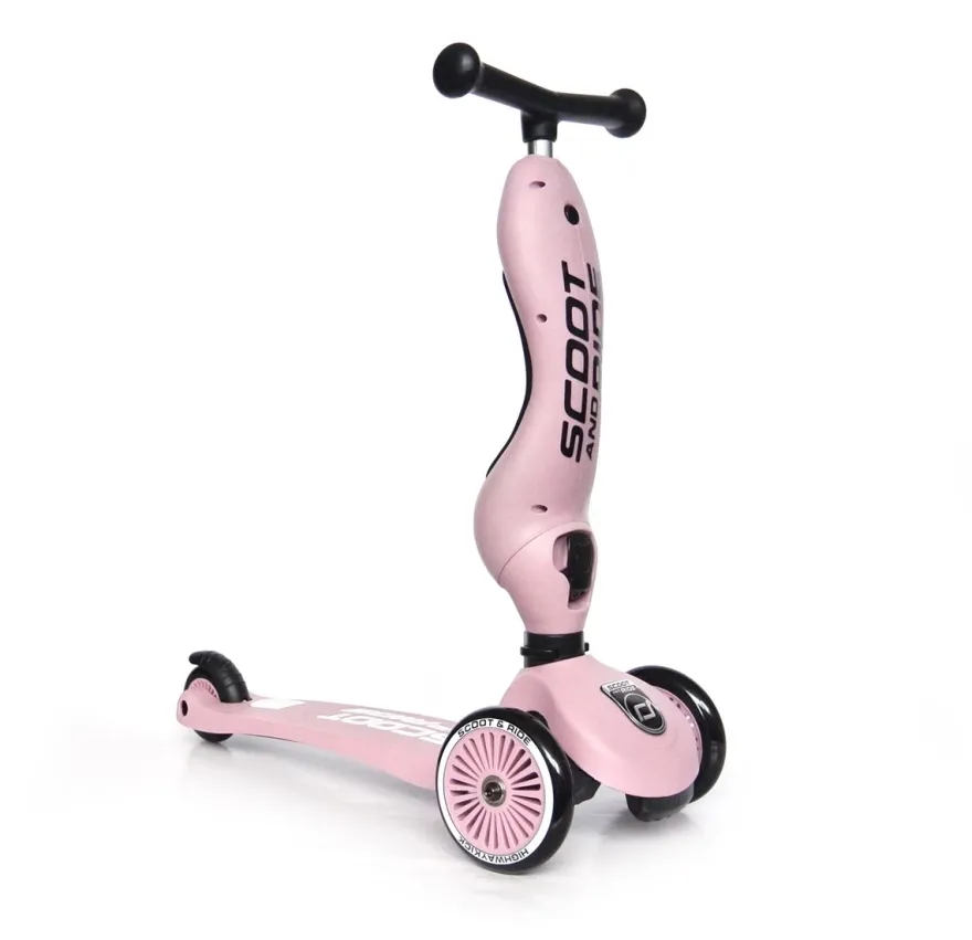 Sparkcykel/Springcykel - Highwaykick 1, Rosa