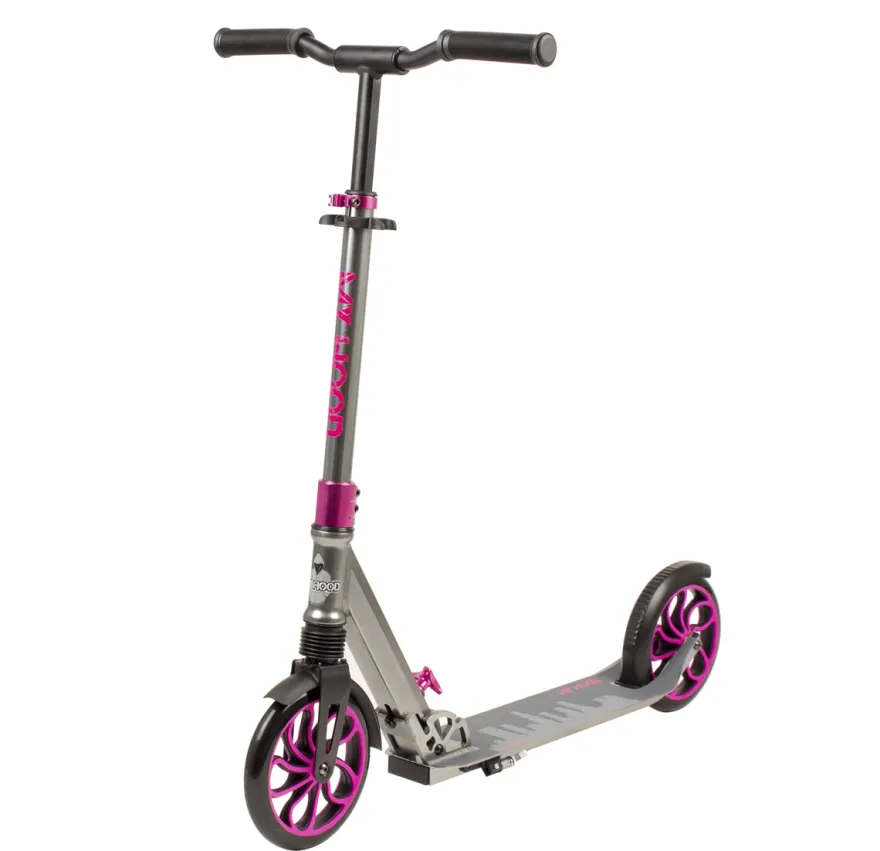 Sparkcykel Urban Flex 200 mm – grå/rosa