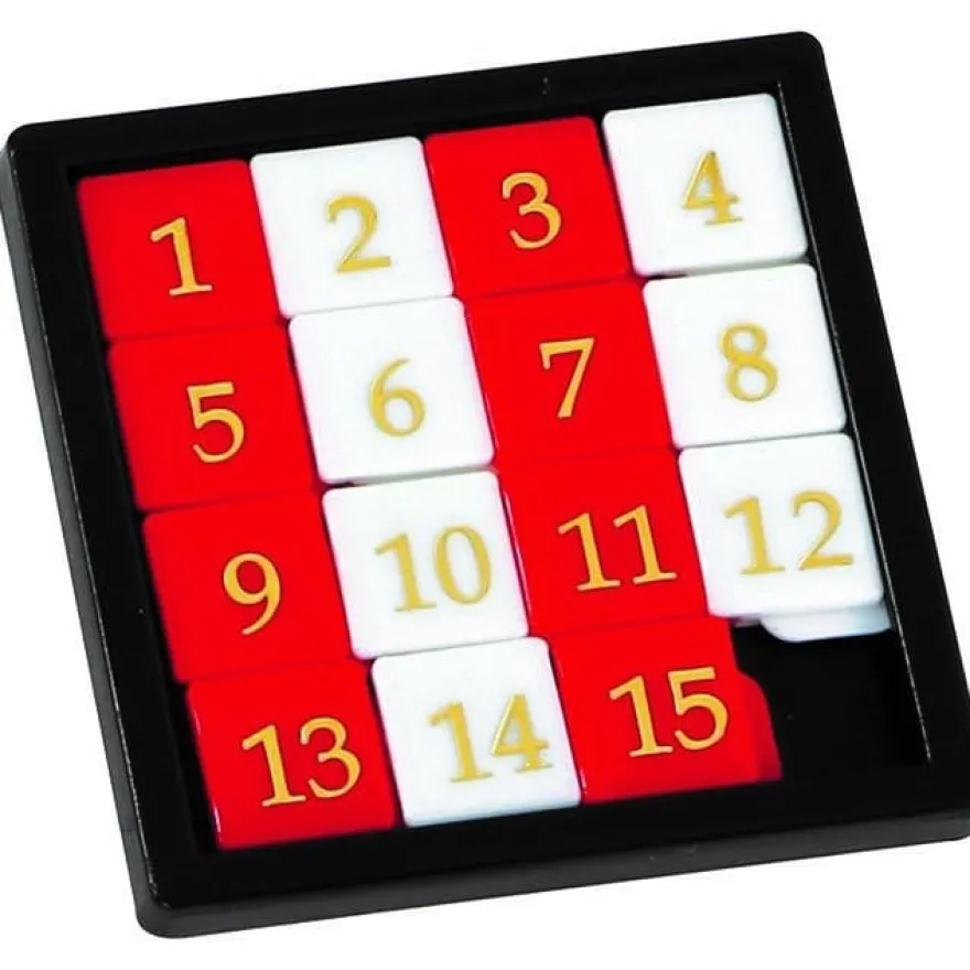 15-spel med siffror (1-15)