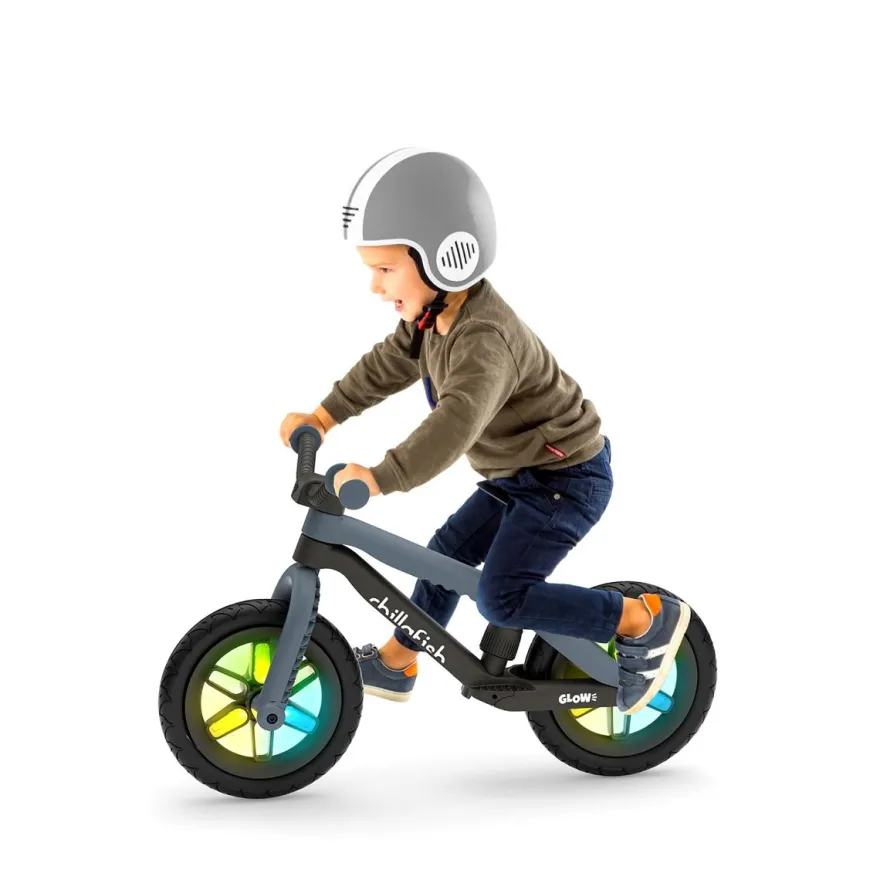 Springcykel BMXie GLOW - Antracit (2-5 år)