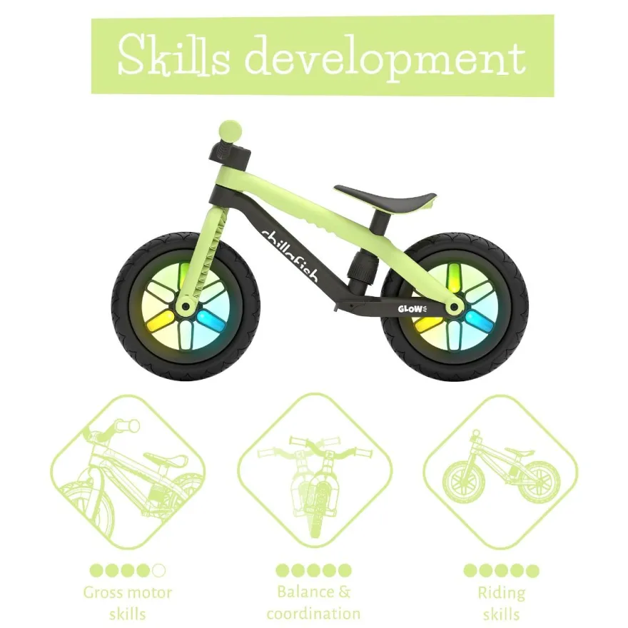 Springcykel BMXie GLOW - Pistage (2-5 år)
