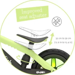Springcykel BMXie GLOW - Pistage (2-5 år)
