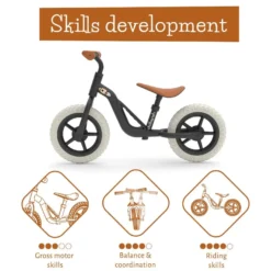 Springcykel Charlie - Svart (18 mån. - 4 år)