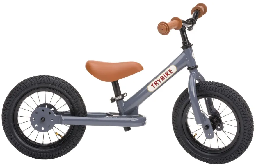 Springcykel - Trybike med två hjul, Antracitgrå