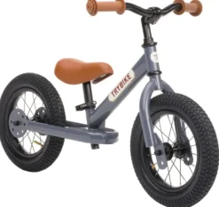 Springcykel - Trybike med två hjul, Antracitgrå
