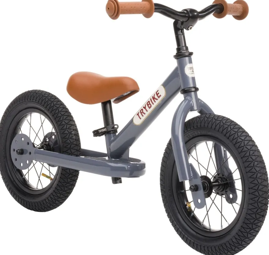 Springcykel - Trybike med två hjul, Antracitgrå