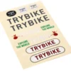 Springcykel - Trybike med två hjul, Rosa