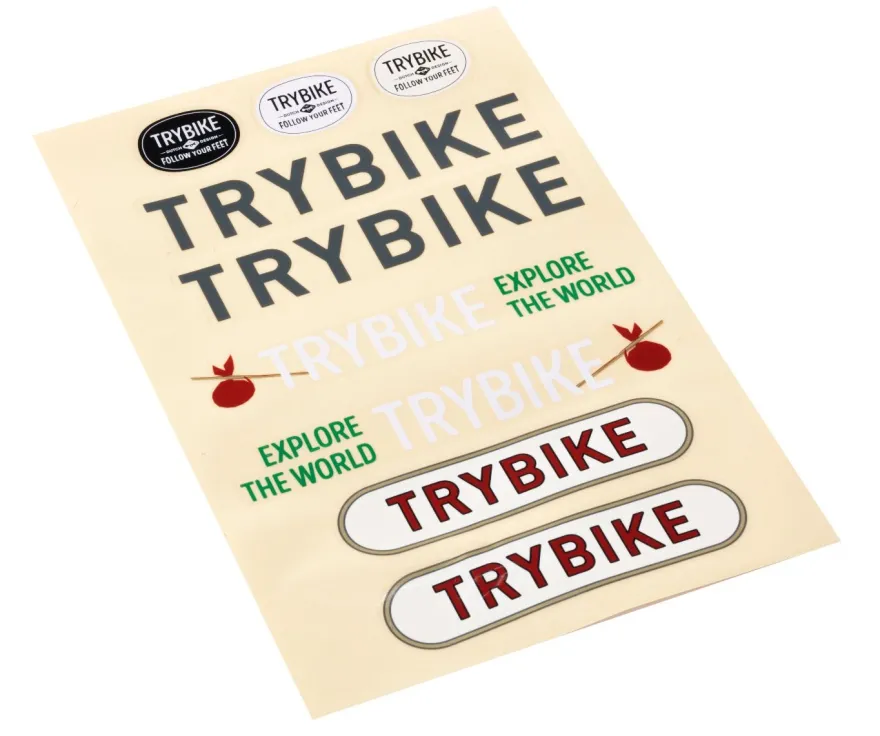 Springcykel - Trybike med två hjul, Rosa