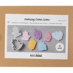 Stansar med prägling – Enhörning, 6 st.