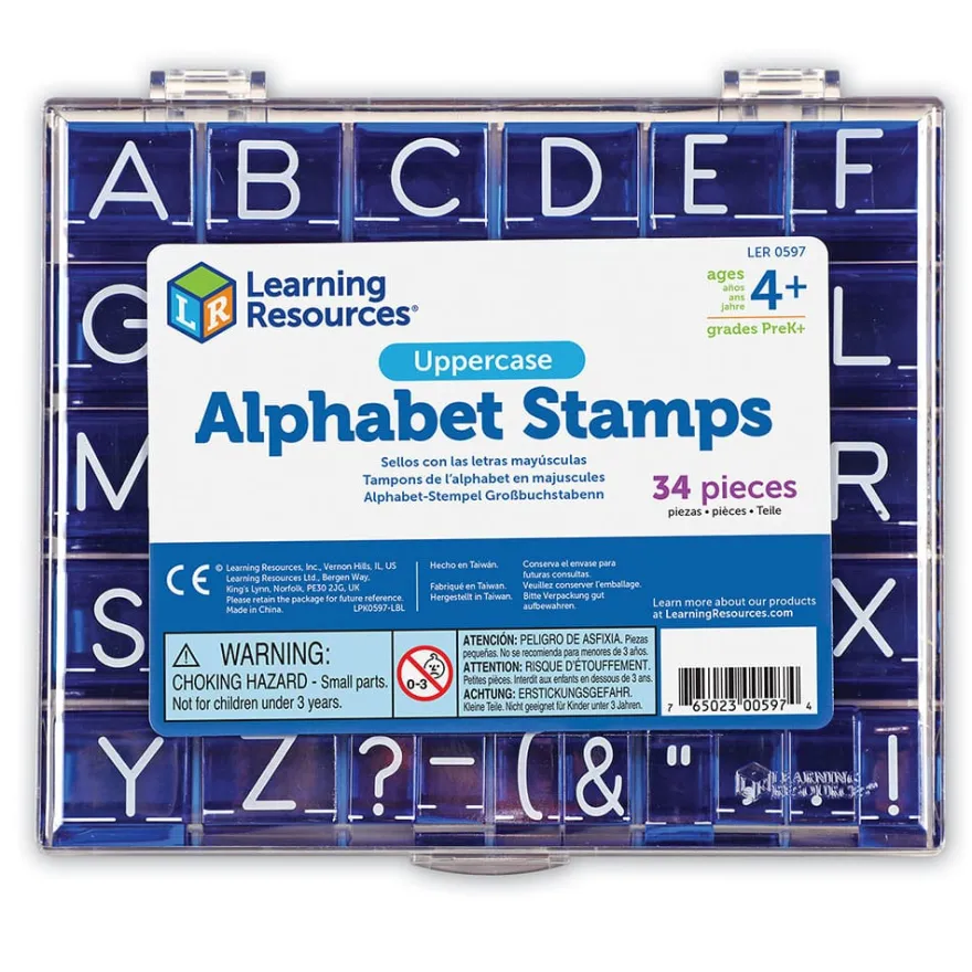 Stämpelpaket - Stora bokstäver (A-Z)