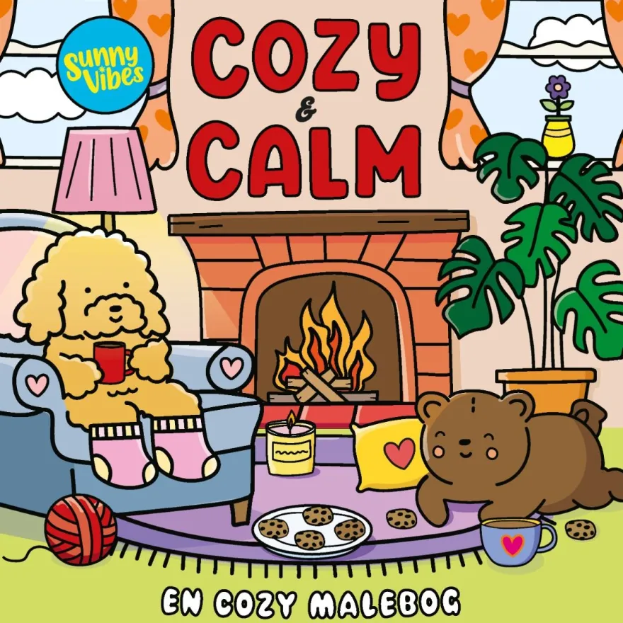 Sunny Vibes målarbok – Cozy & Calm