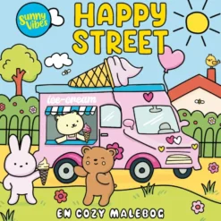 Sunny Vibes målarbok – Happy Street