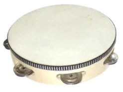 Tamburin med skinn, 15 cm